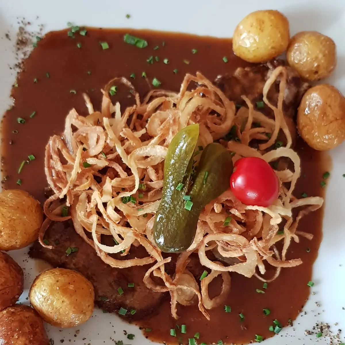 Zwiebelrostbraten