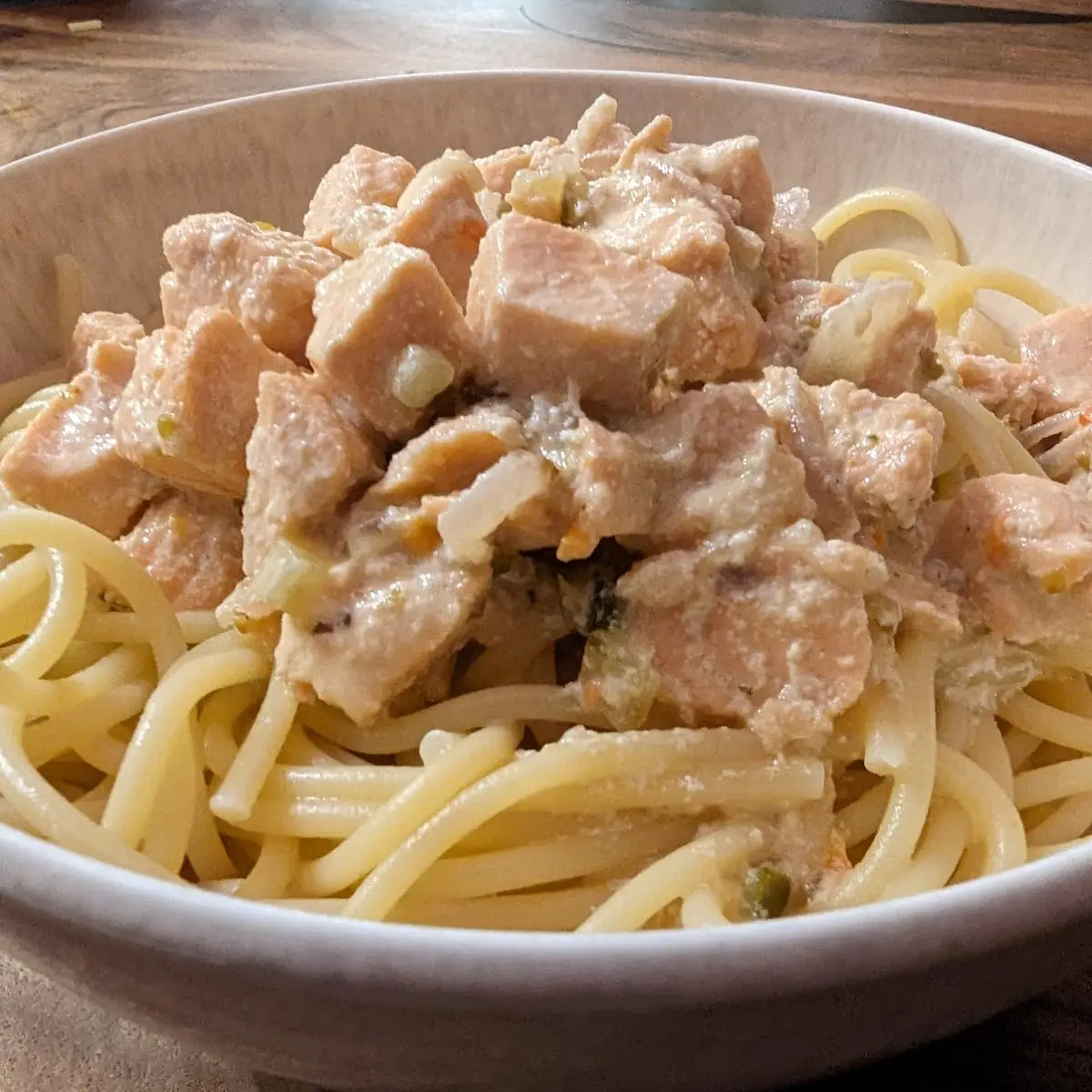Spaghetti Mit Lachs