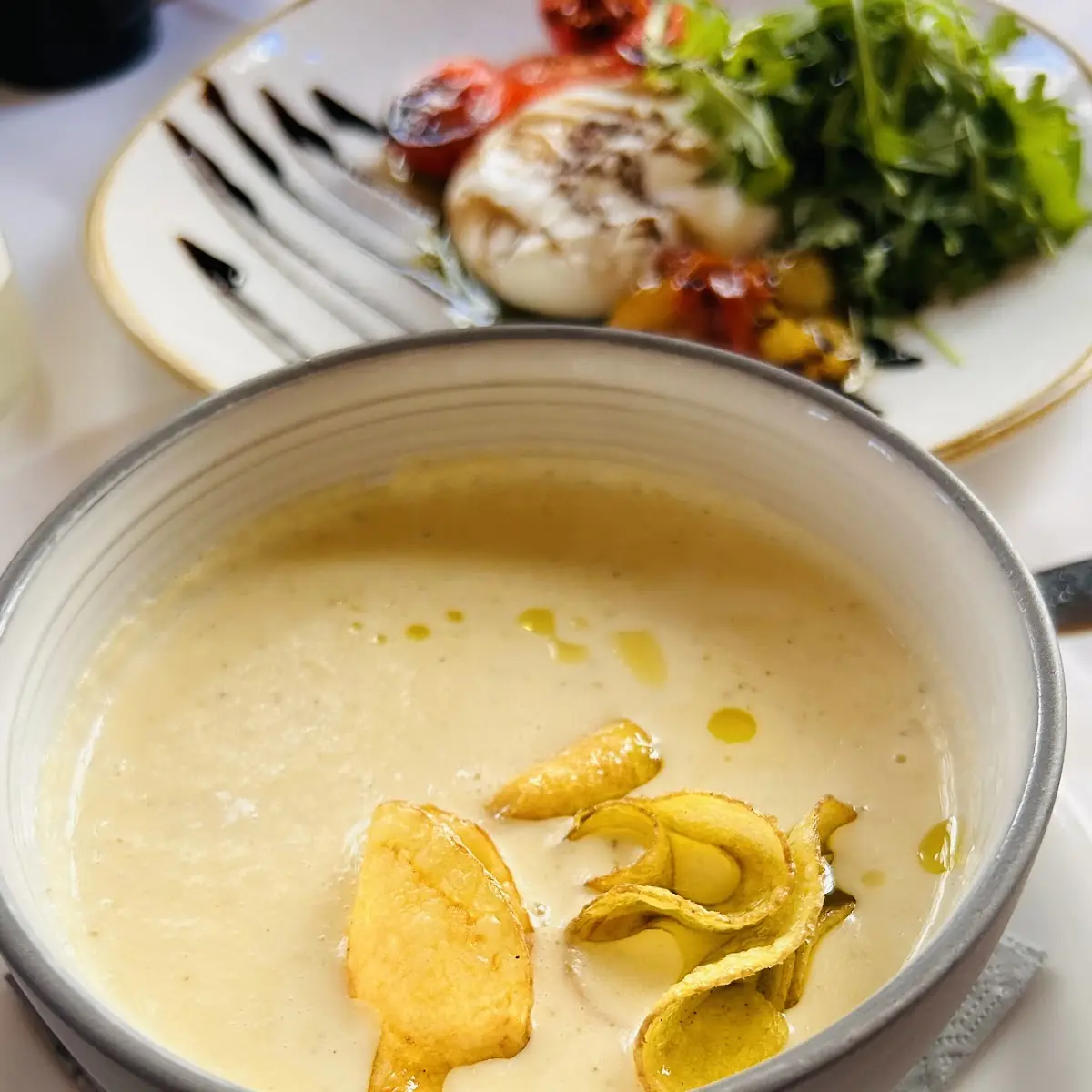 Erdäpfeltrüffel Suppe