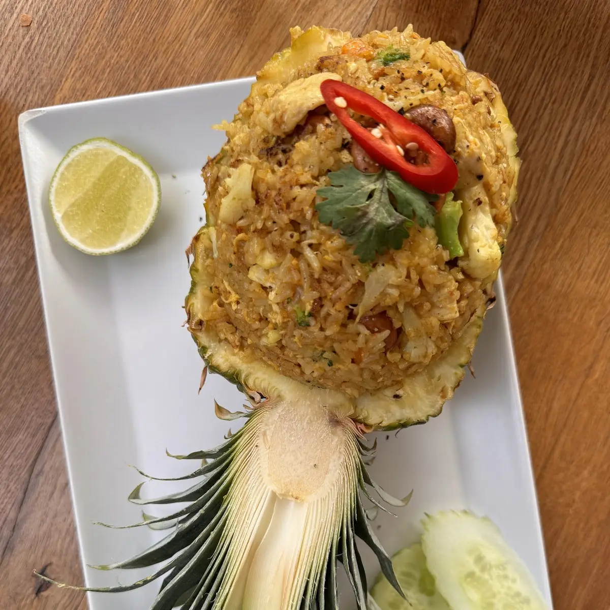 Gebratener Reis In Ananas