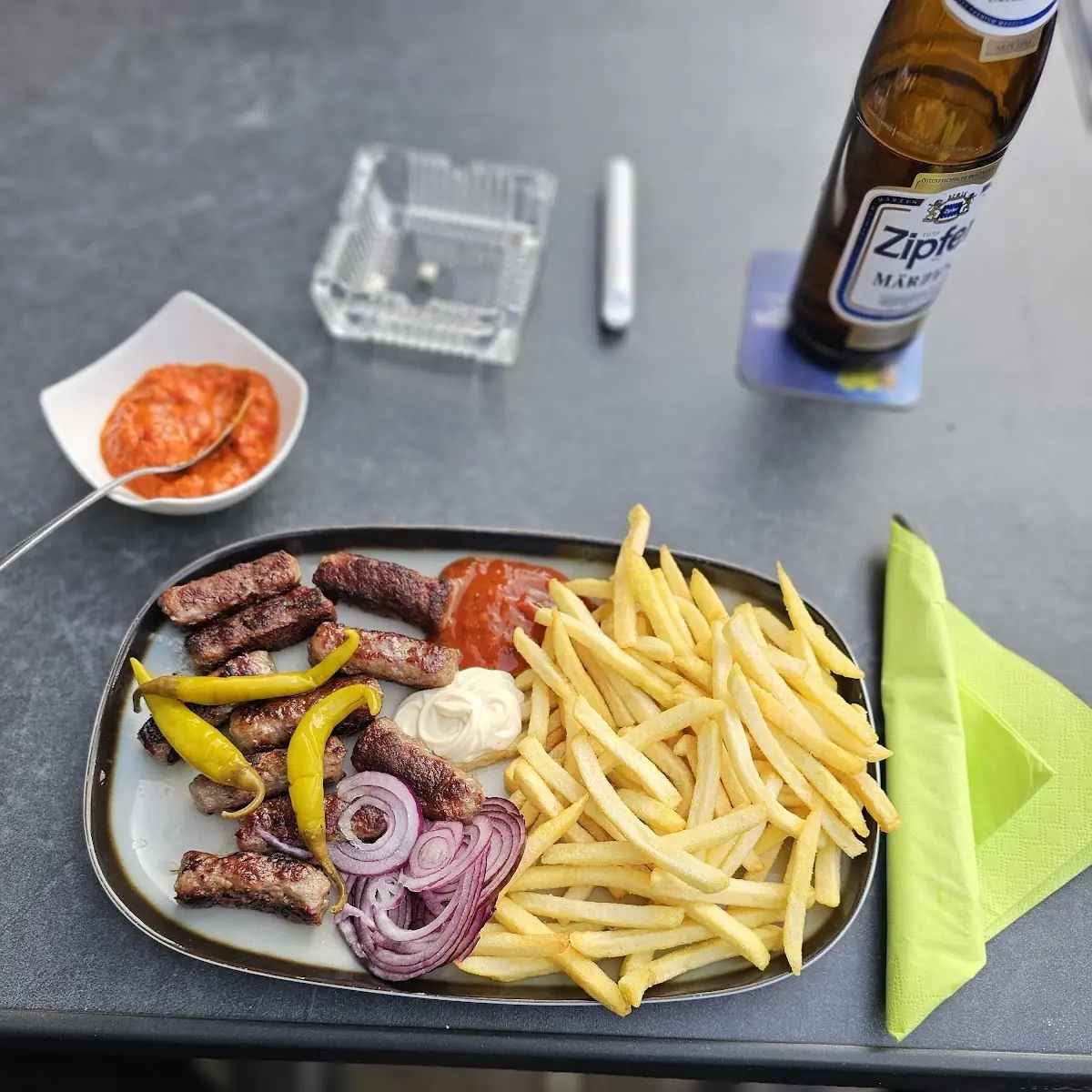Cevapcici with French Fries