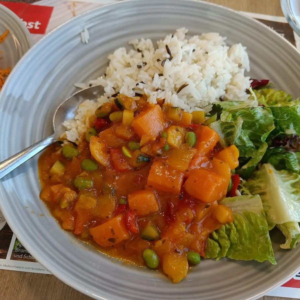 Süßkartoffeln Curry Mit Reis