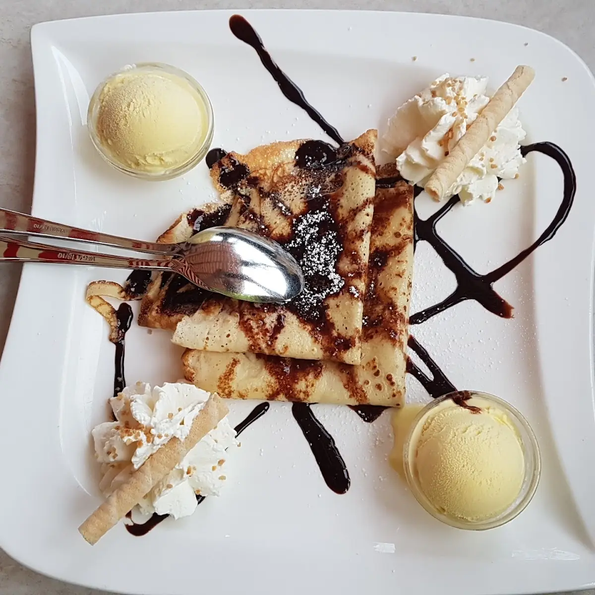 Crepe Mit Eis
