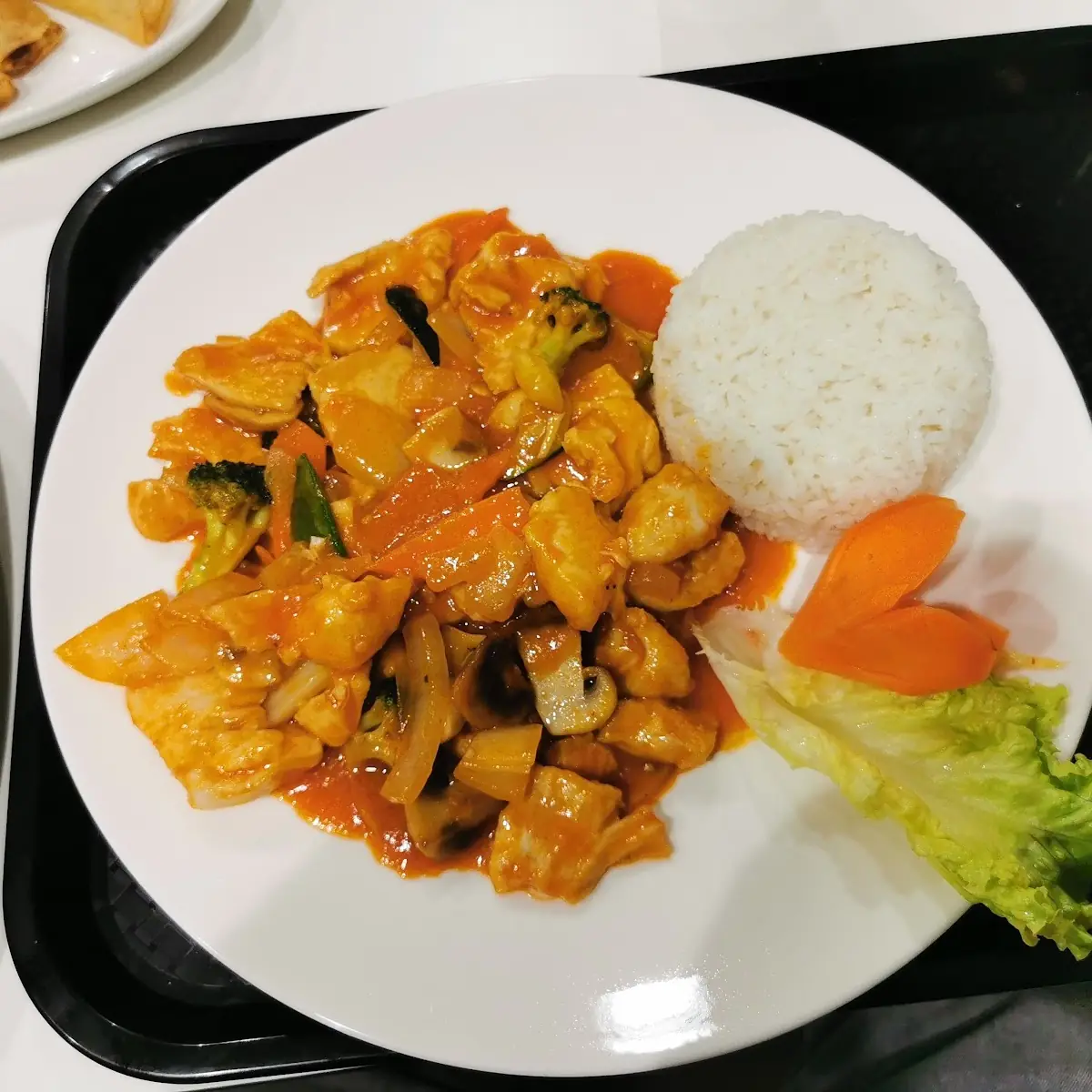 Thai Curry Mit Huhn Und Reis