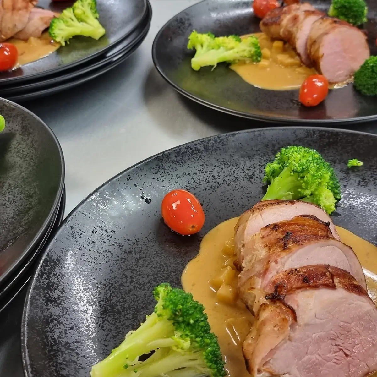 Schweinslendchen Sous Vide Gegart