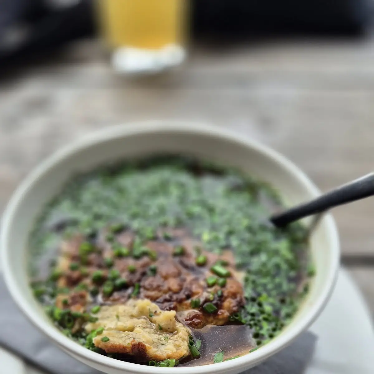 Kaspressknödelsuppe
