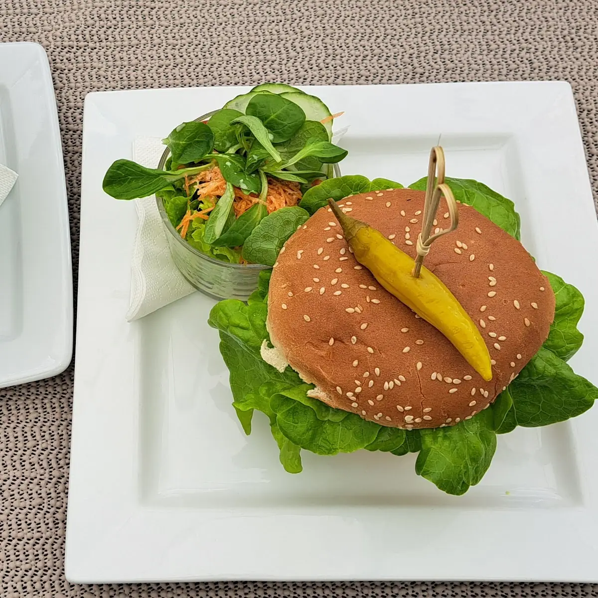 Burger Mit Hühnchen