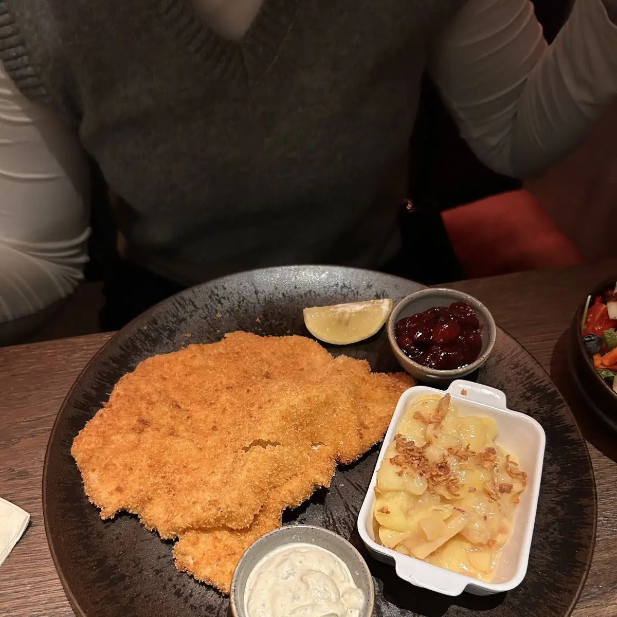 Veredeltes Wiener Schnitzel