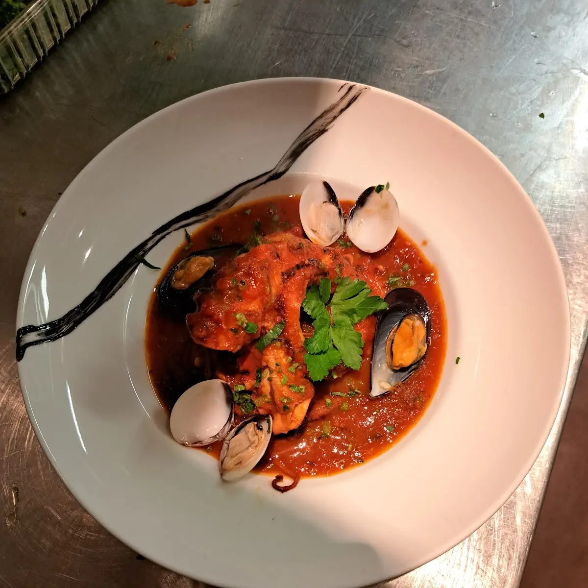 Polipo In Salsa Rossa