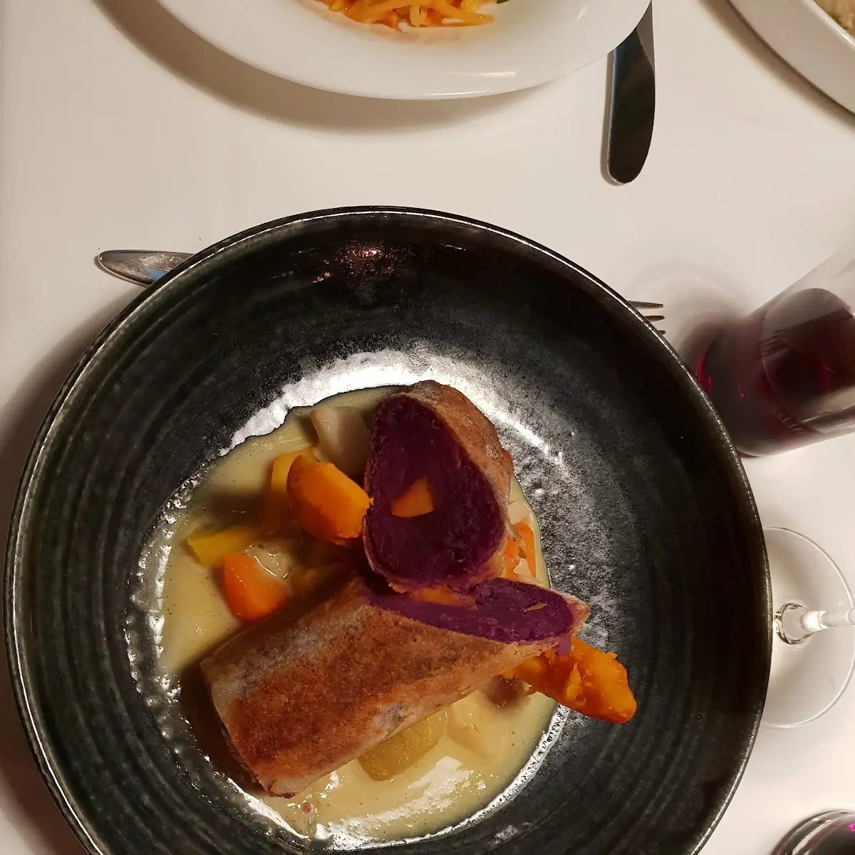 Süsskartoffelroulade