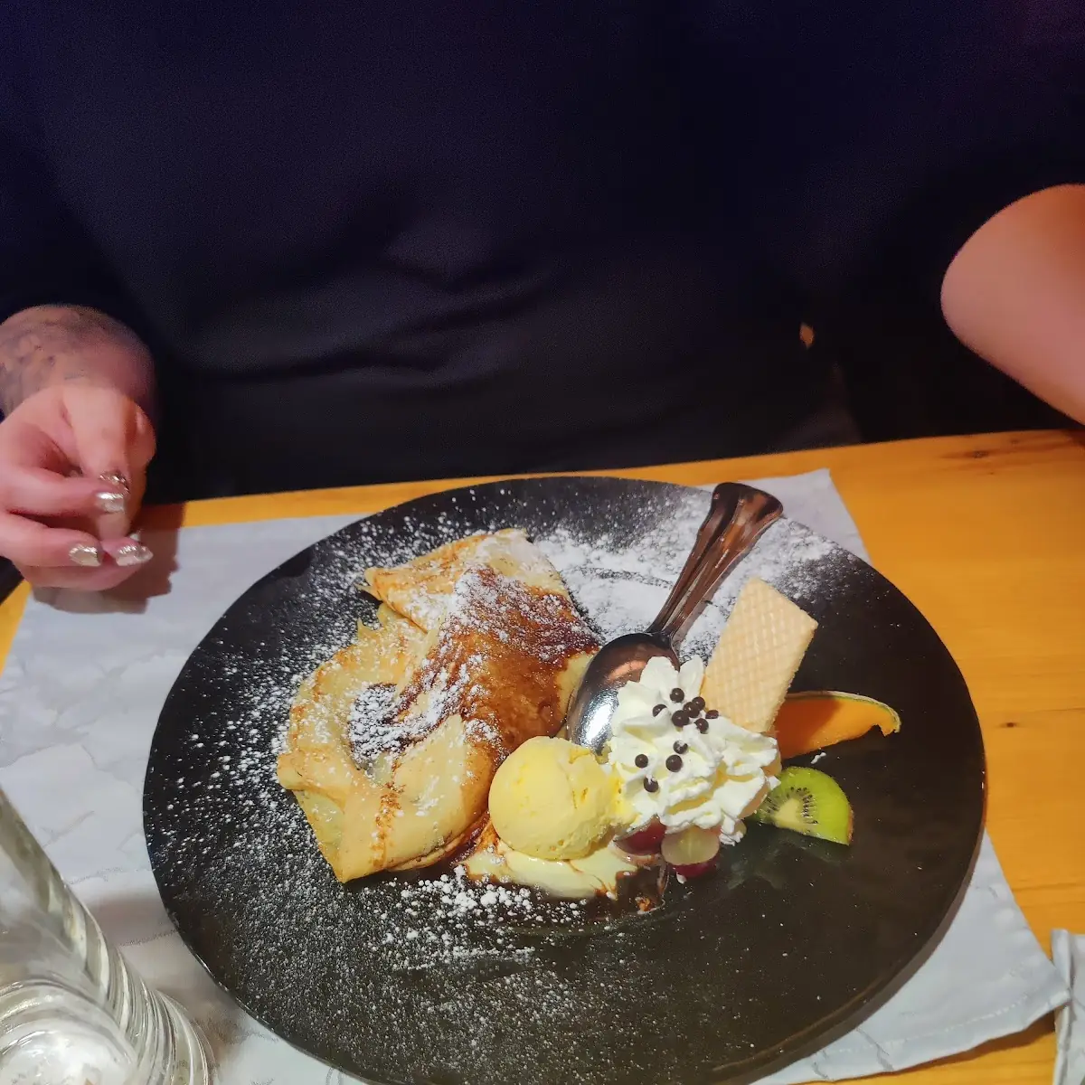 Palatschinken Mit Eis