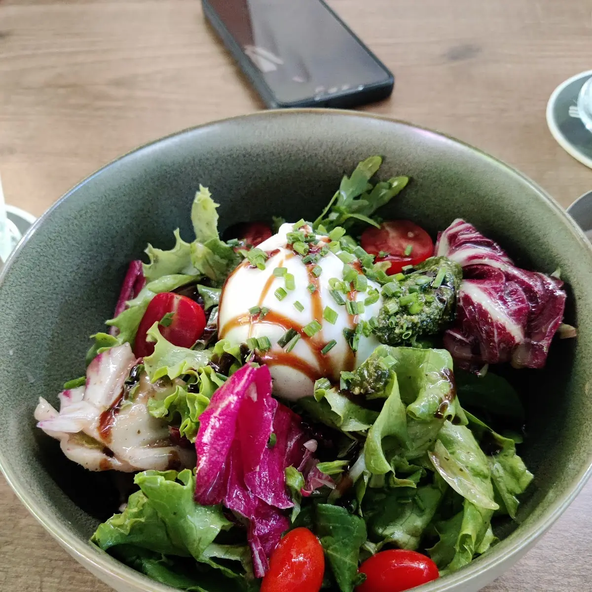 Burrata Auf Marktsalat
