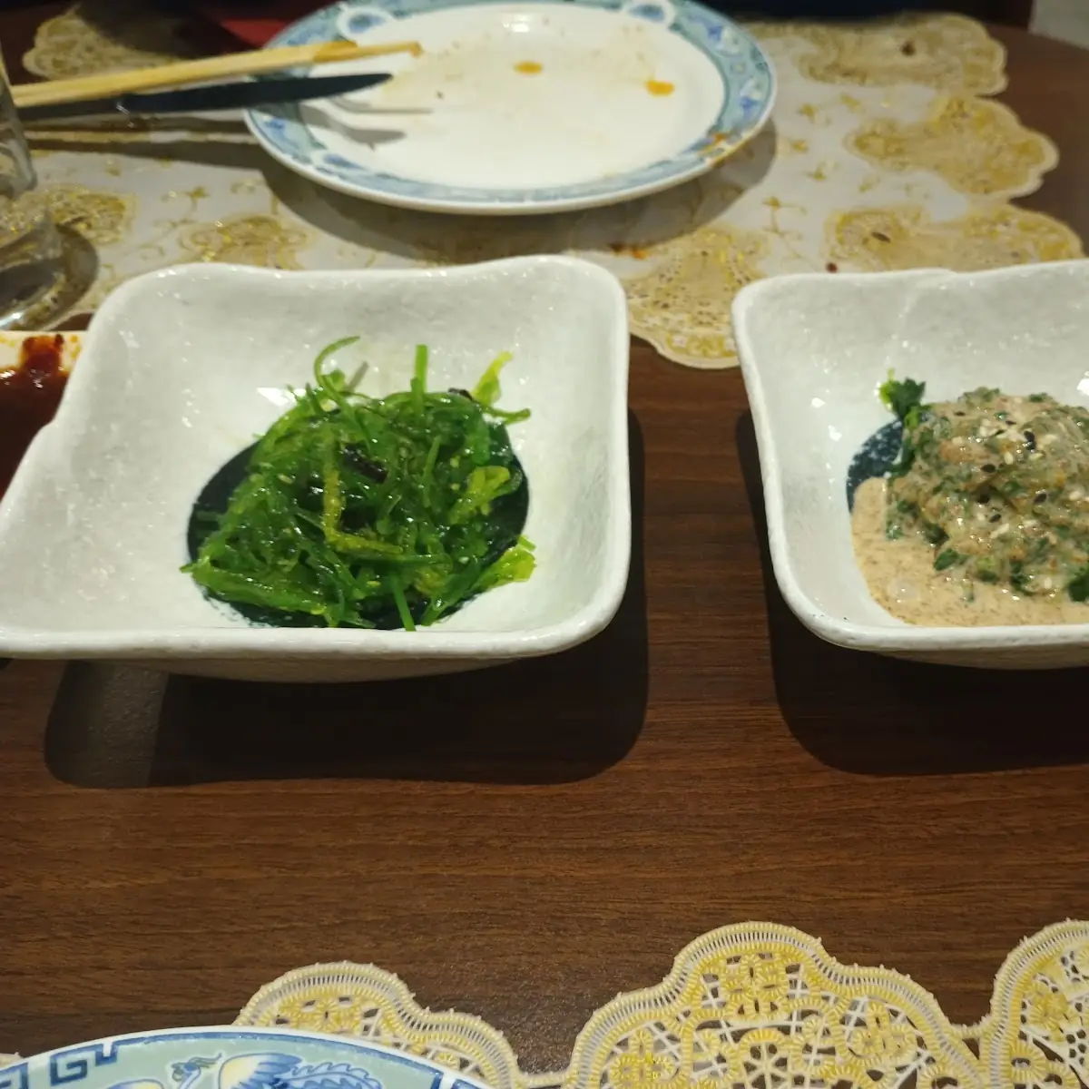 Japanischer Sesam Spinat Salat