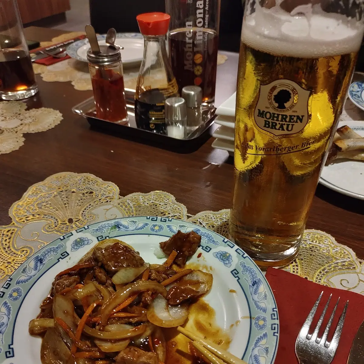 Rindfleisch Mit Zwiebeln