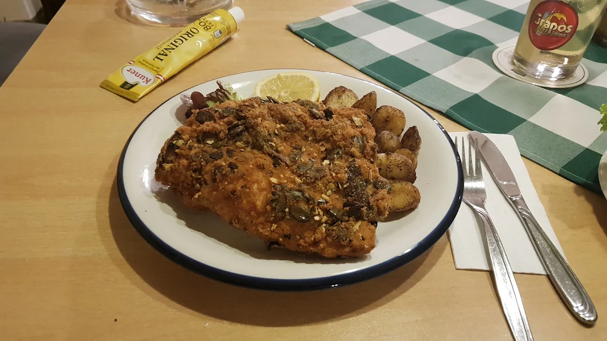 Surkürbiskern Cordon Bleu