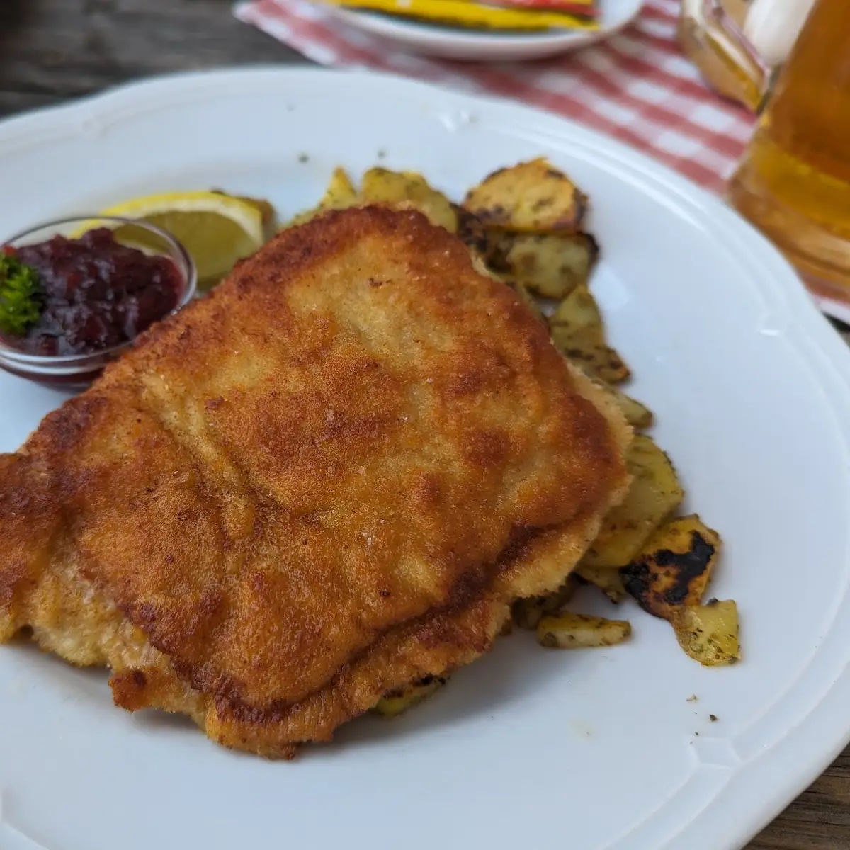 Schnitzel Mit Pommes Frites