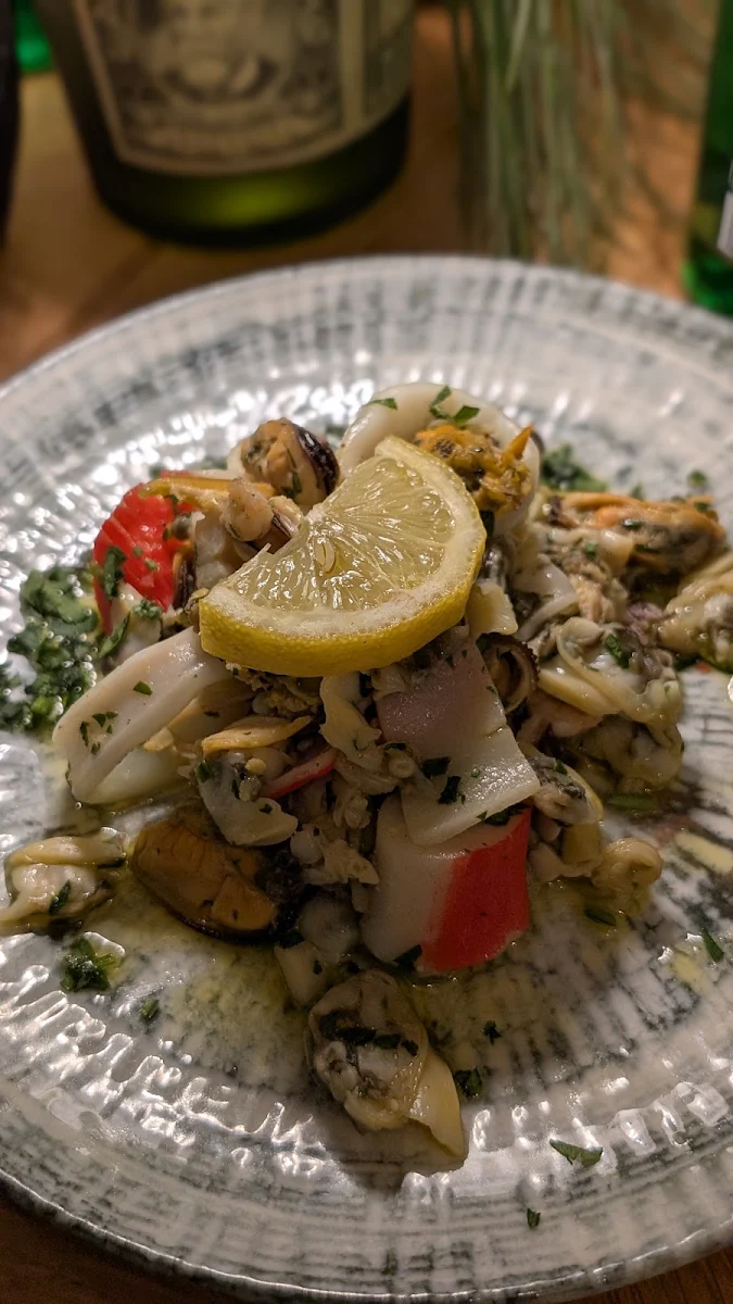 Marinierte Meeresfrüchte