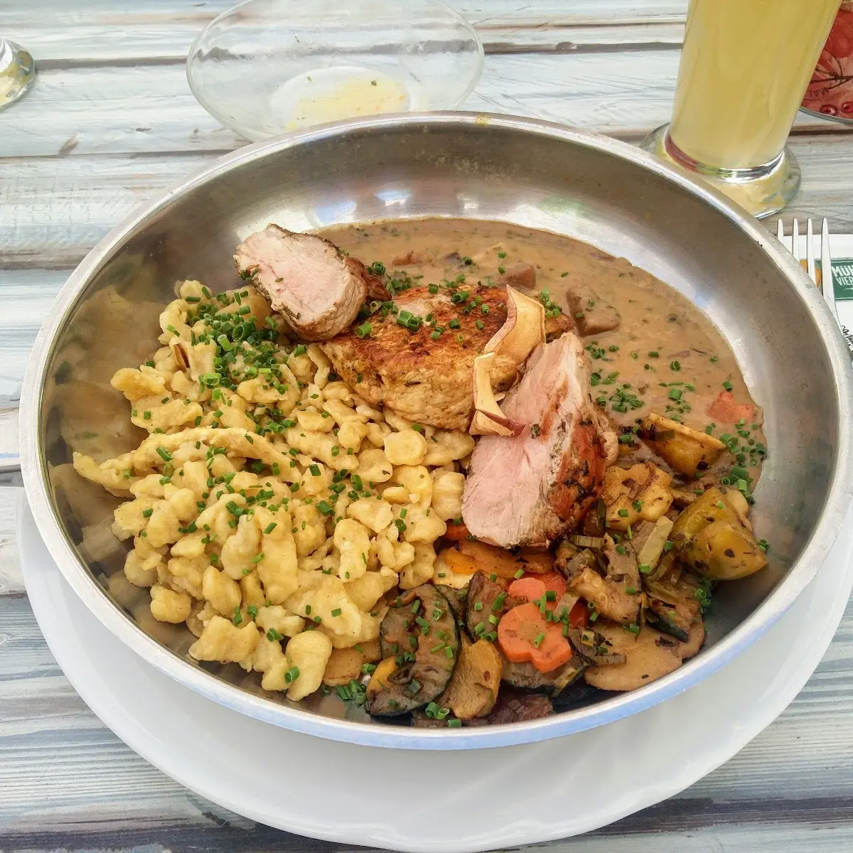 Gemüse Und Spätzle