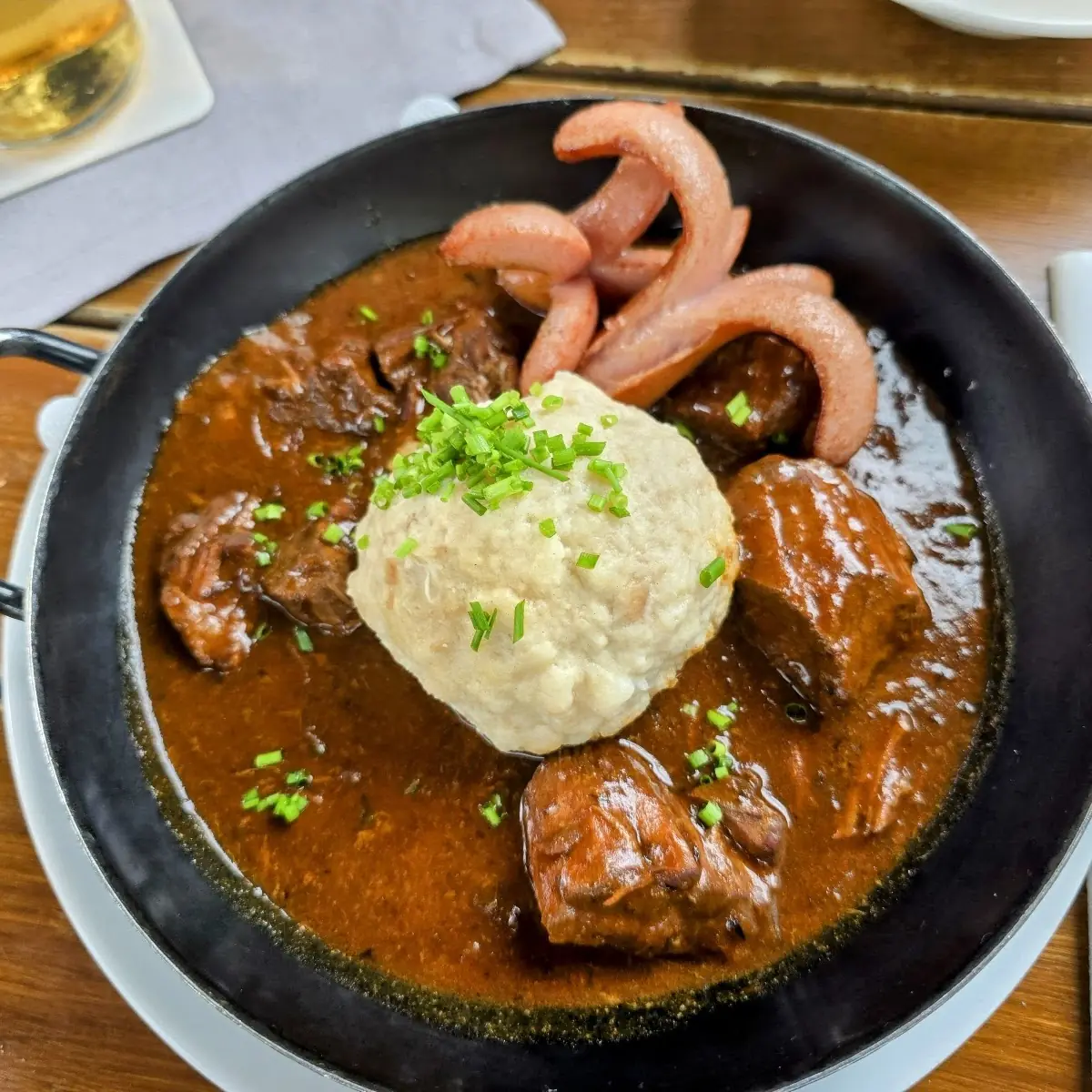 Braumeister Gulasch Mit Knödel
