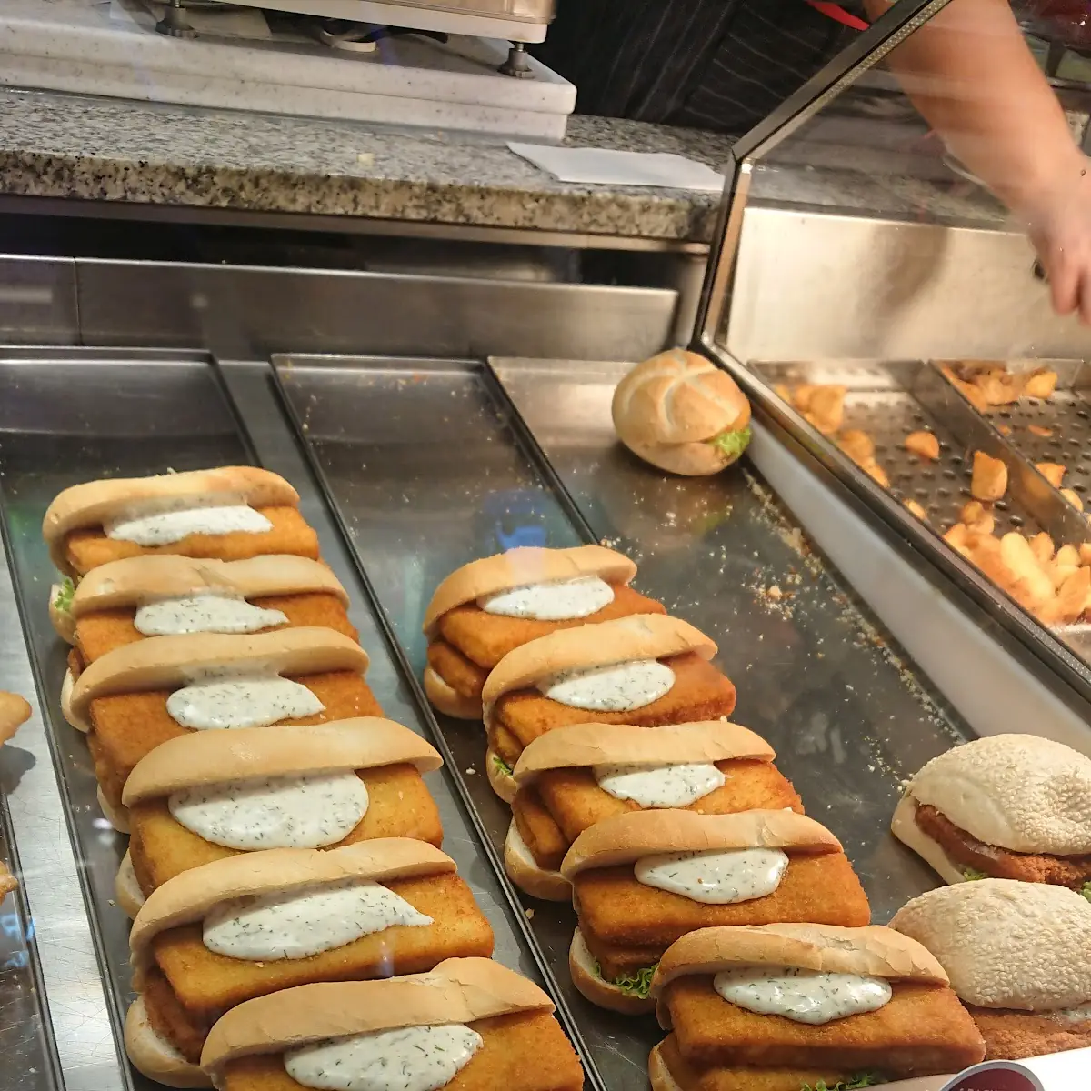 Backfisch-baguette