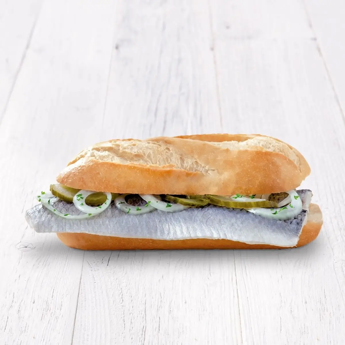 Matjes-baguette