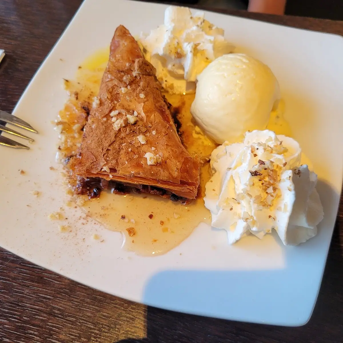 Baklava Mit Vaniliaeis