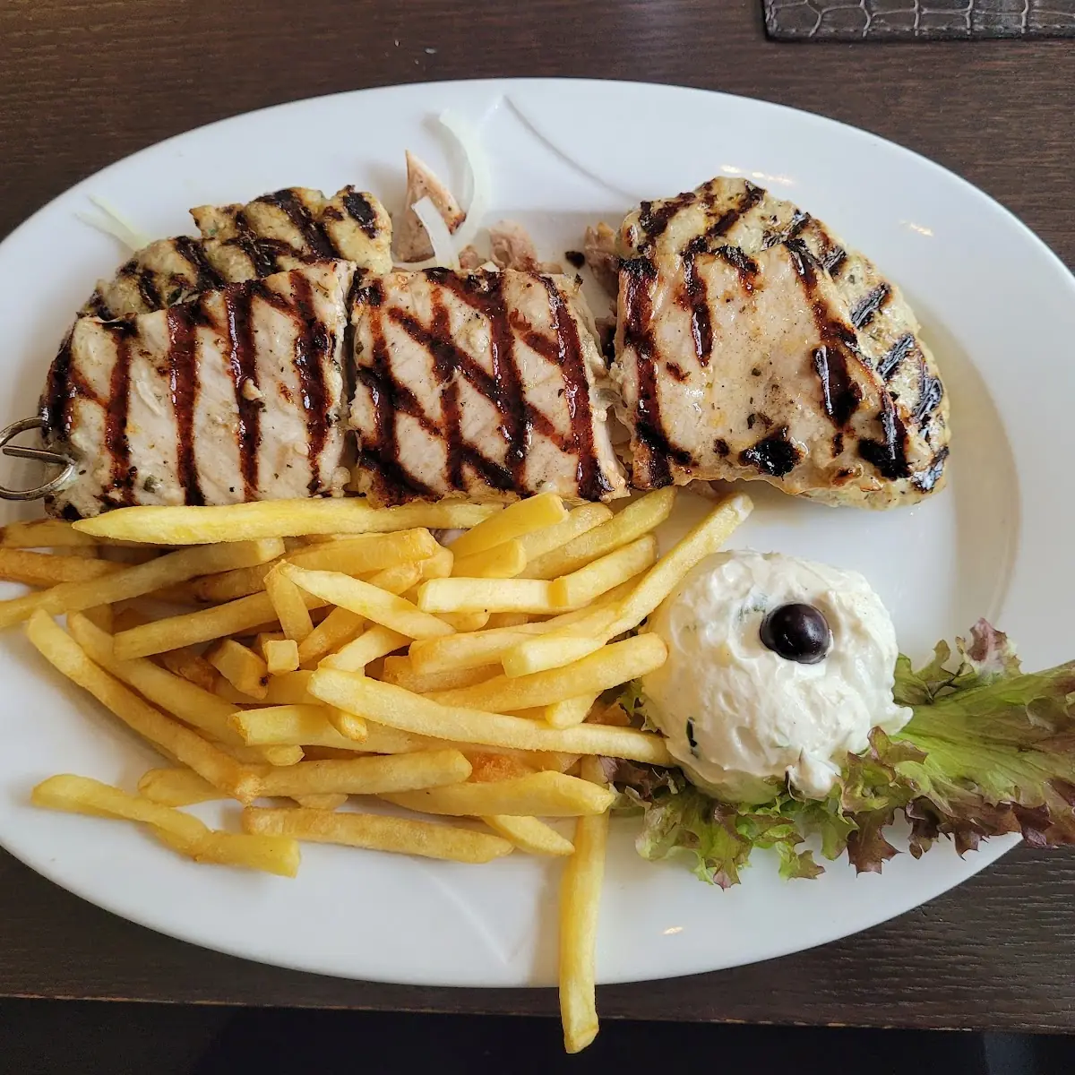 Bifteki Mit Bratkartoffeln