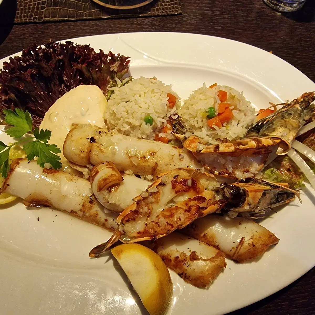 Fisch Platte Gegrillt