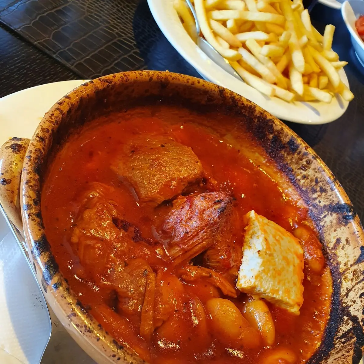 Kalbfleisch Aus Dem Ofen Mit Bohnen