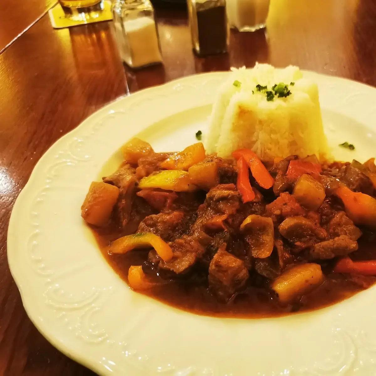Afrikanischer Rindfleisch Eintopf