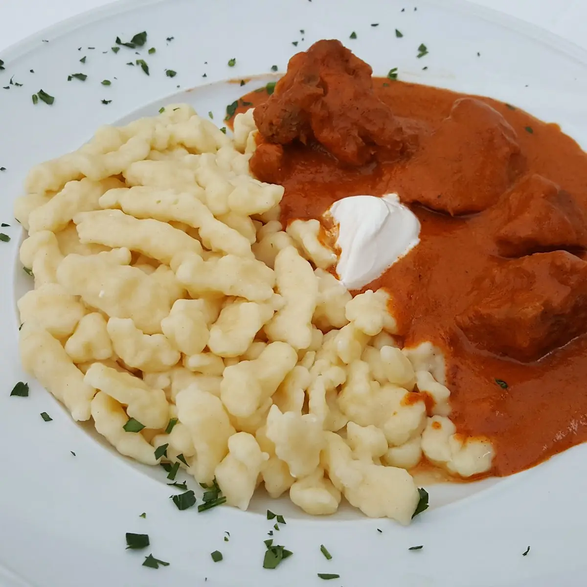Kalbsrahmgulasch