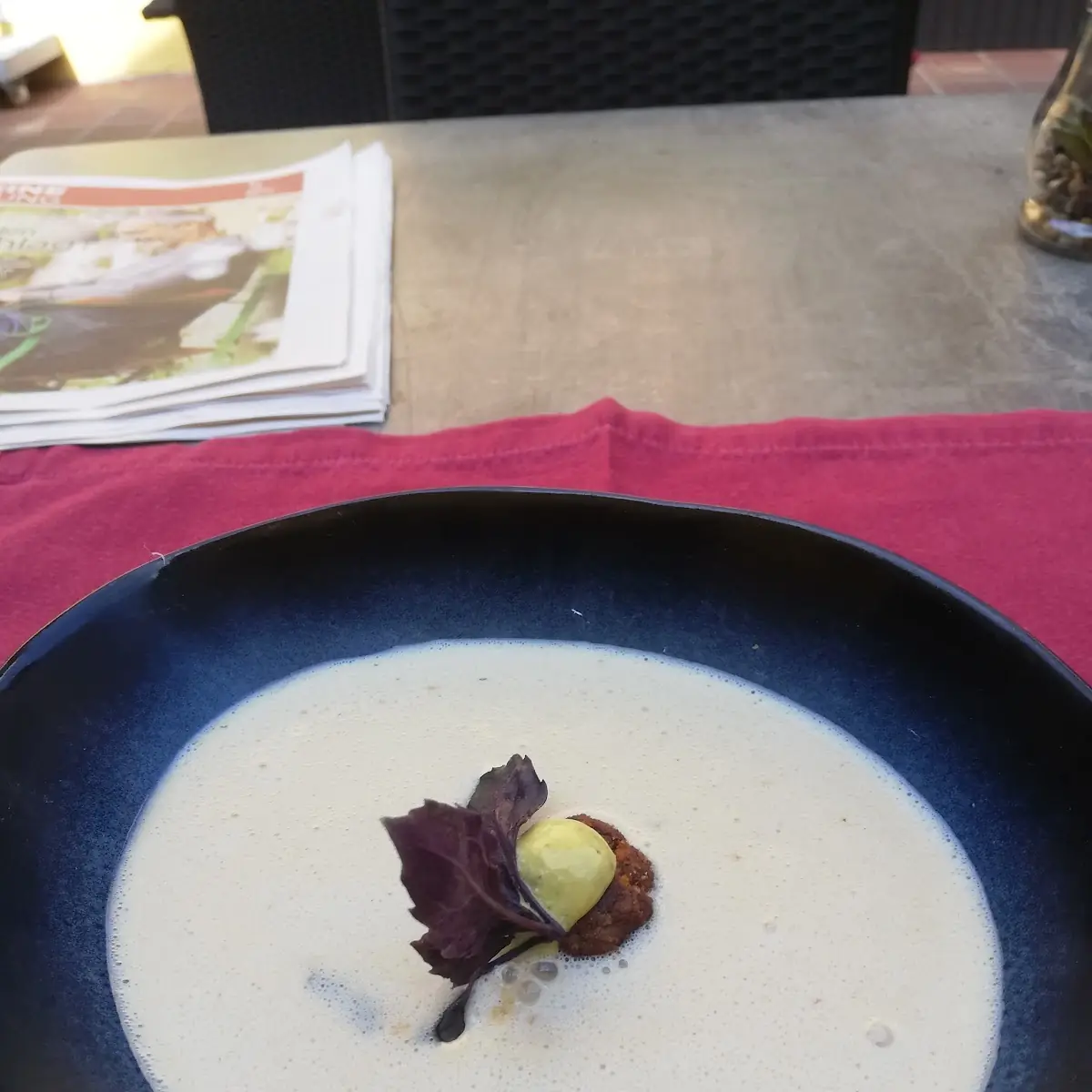 Steinplizschaumsuppe