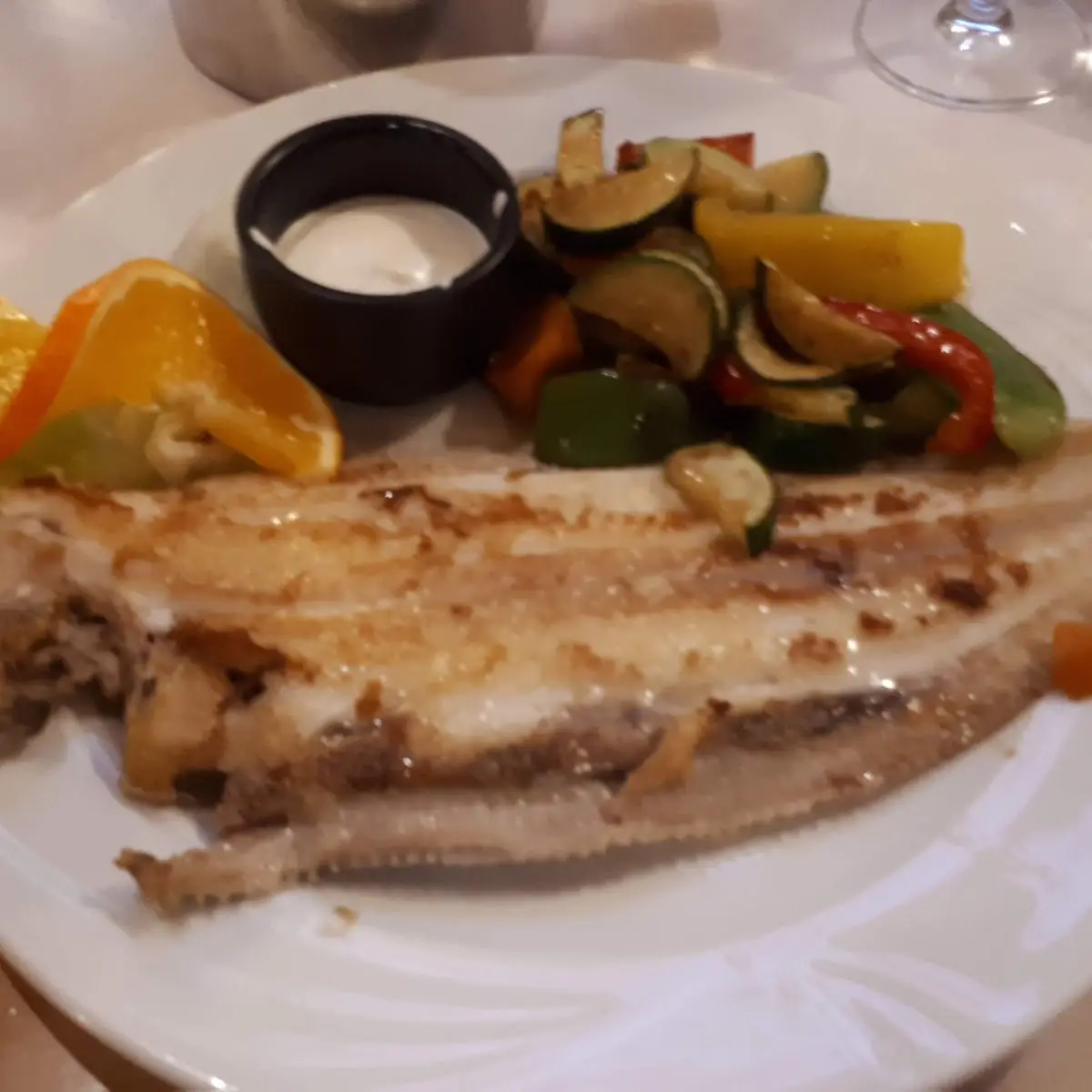 Schollenfilet Mit Gemüse