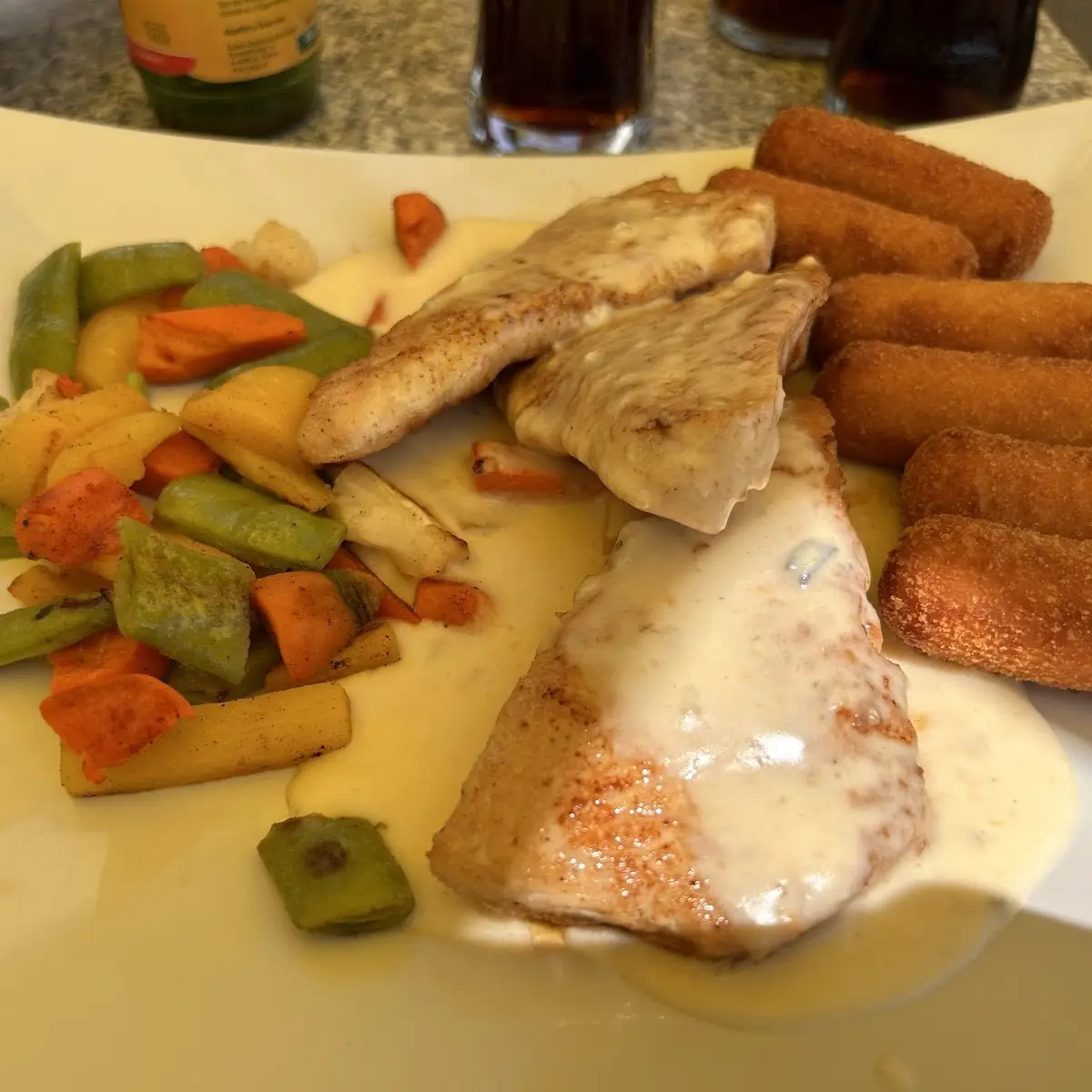 Hühnchenbrust Mit Gorgonzola Soße