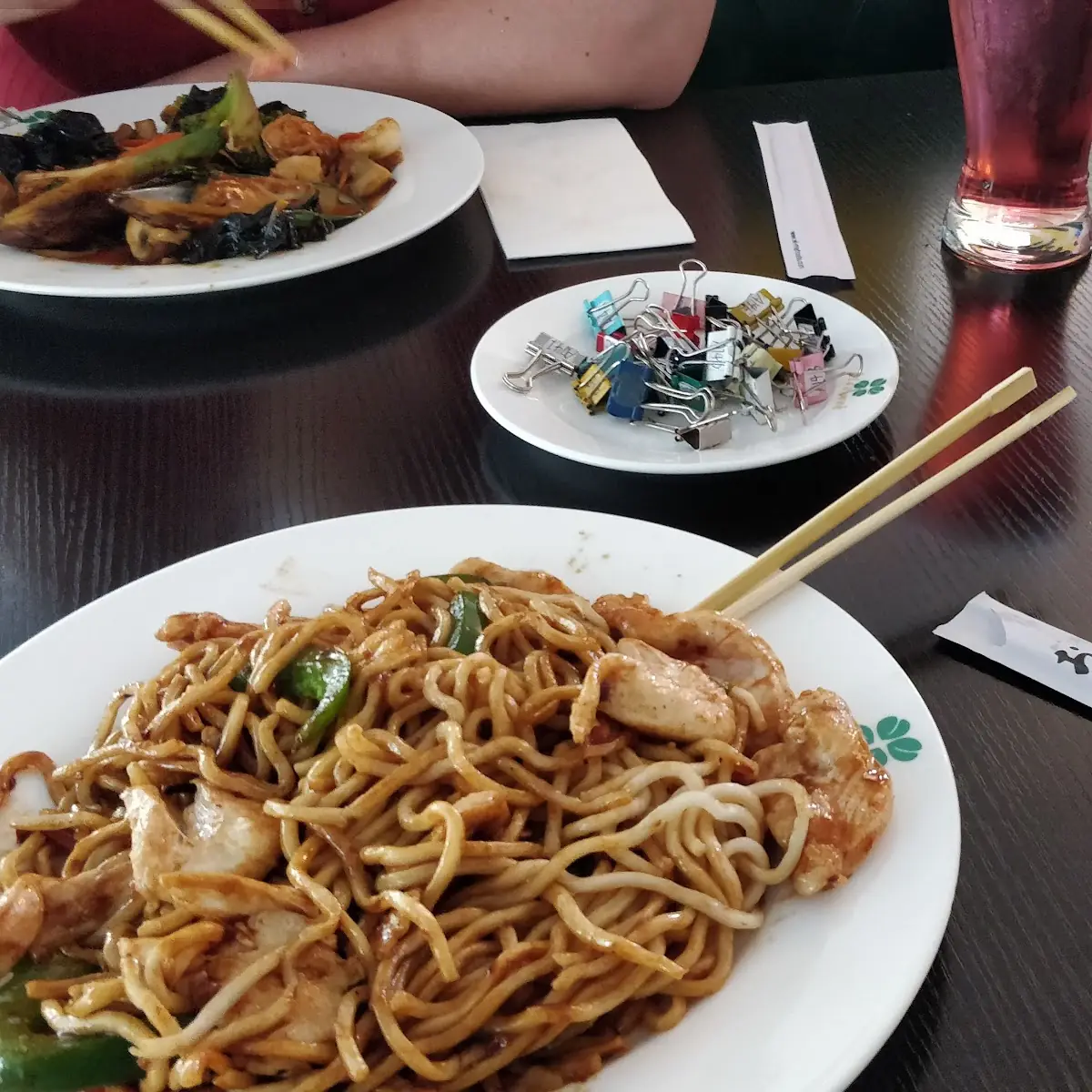Hühnerfleisch Teriyaki Buffet