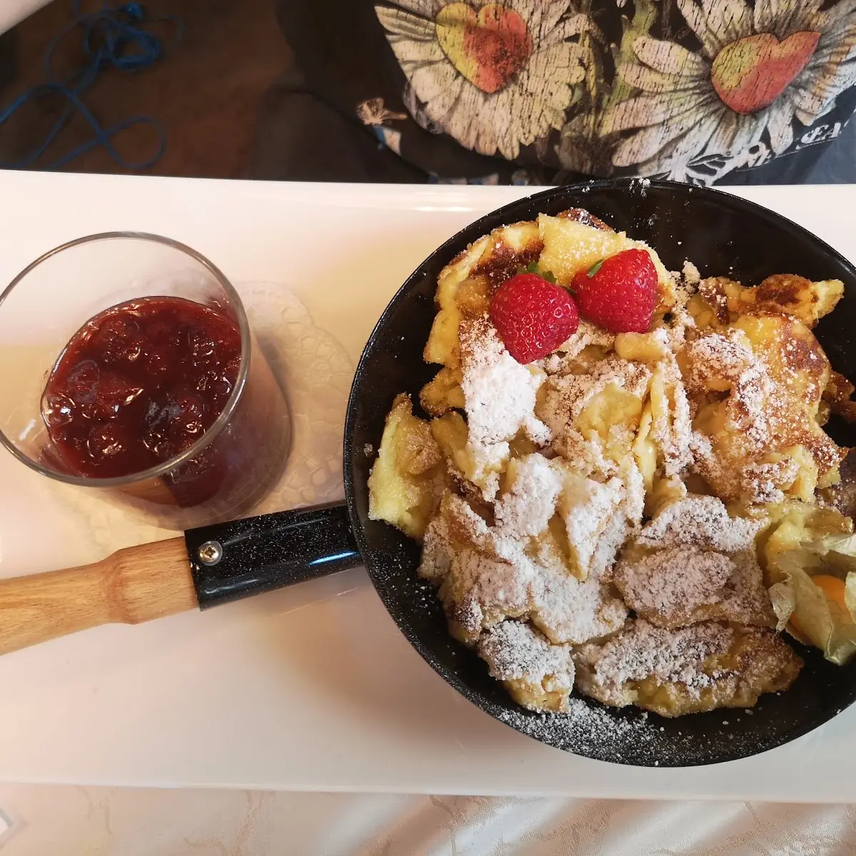 Apfel-walnuß'schmarrn'