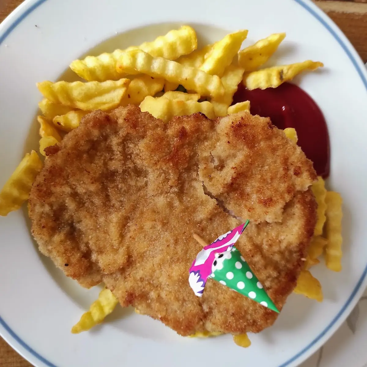 Schnitzel Mit Pommes