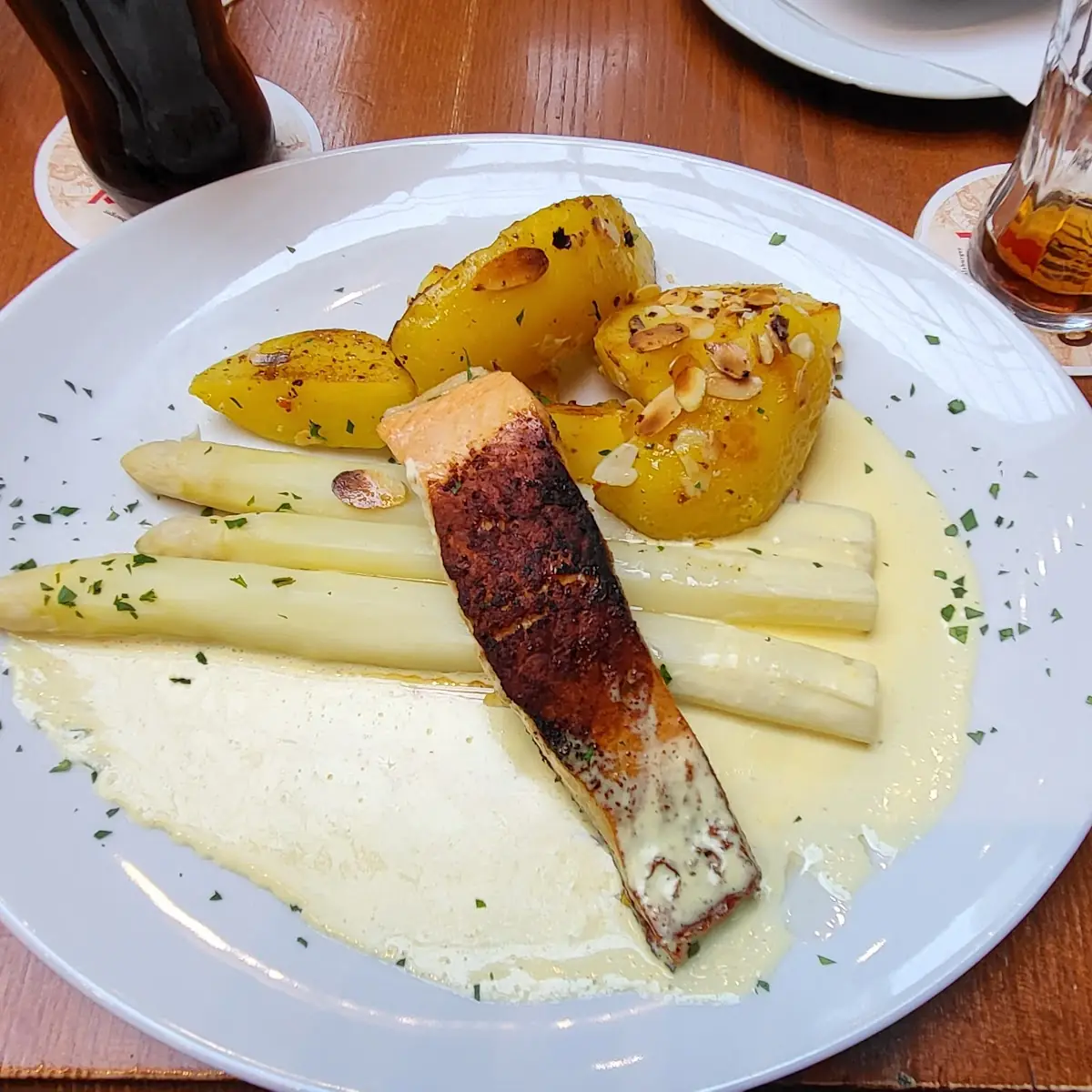 Lachsfilet Mit Spargel