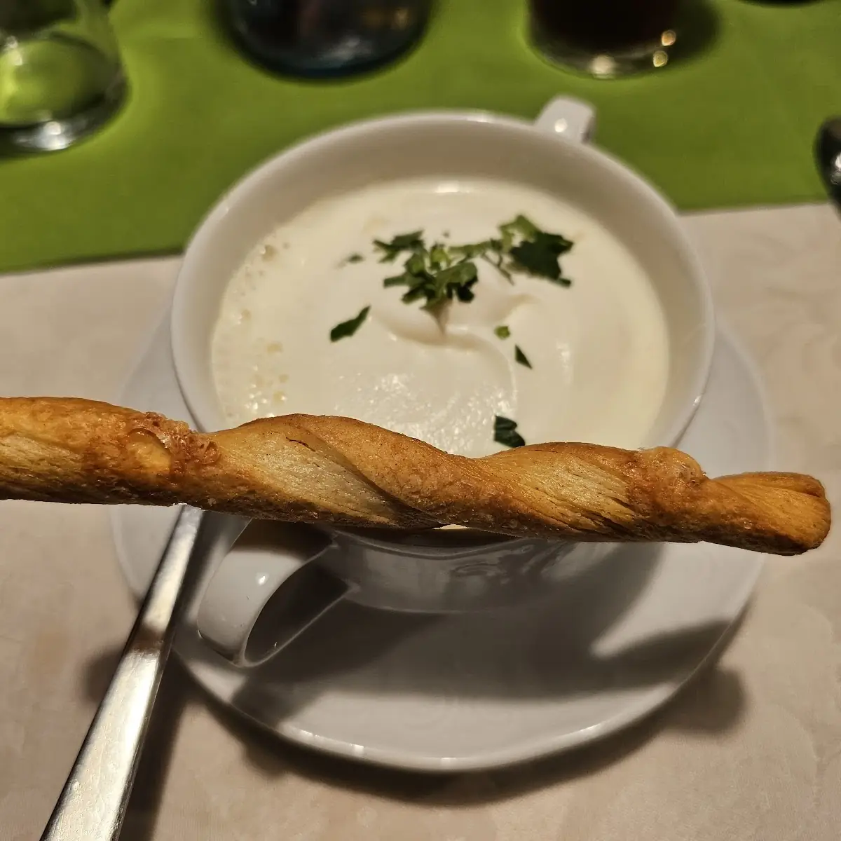 Knoblauchcremesuppe