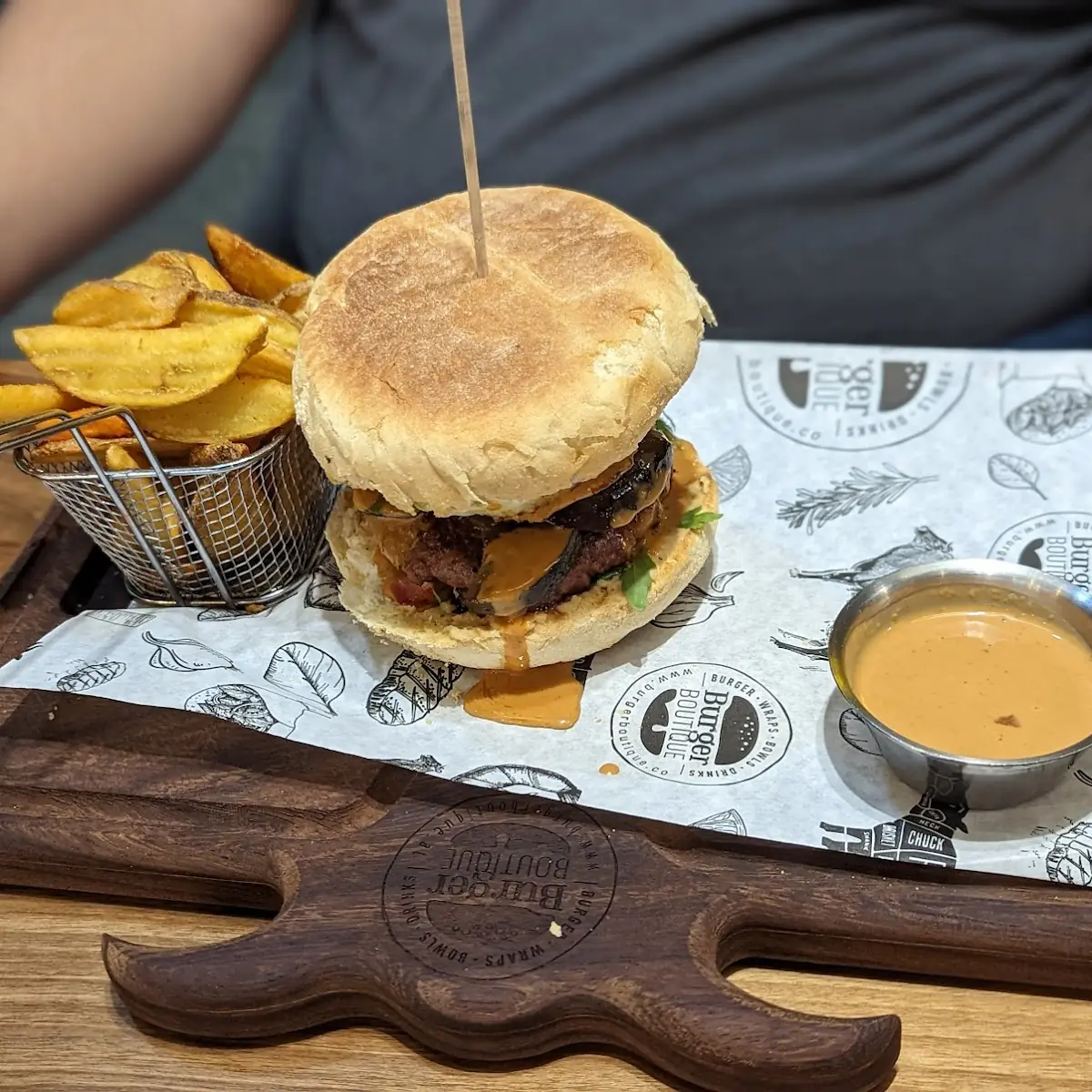 Halloumi Burger And Fries
