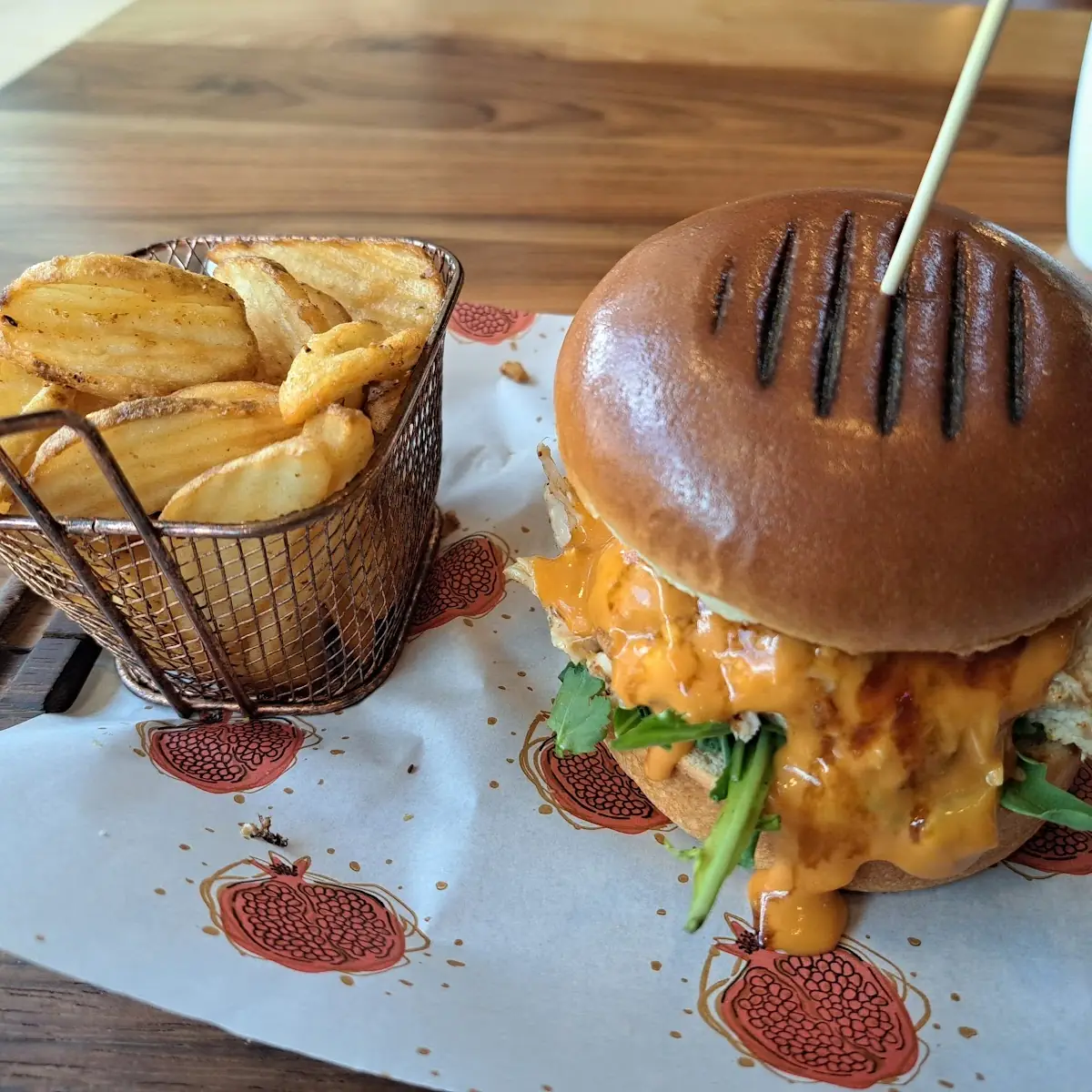 Pulled Chicken Burger