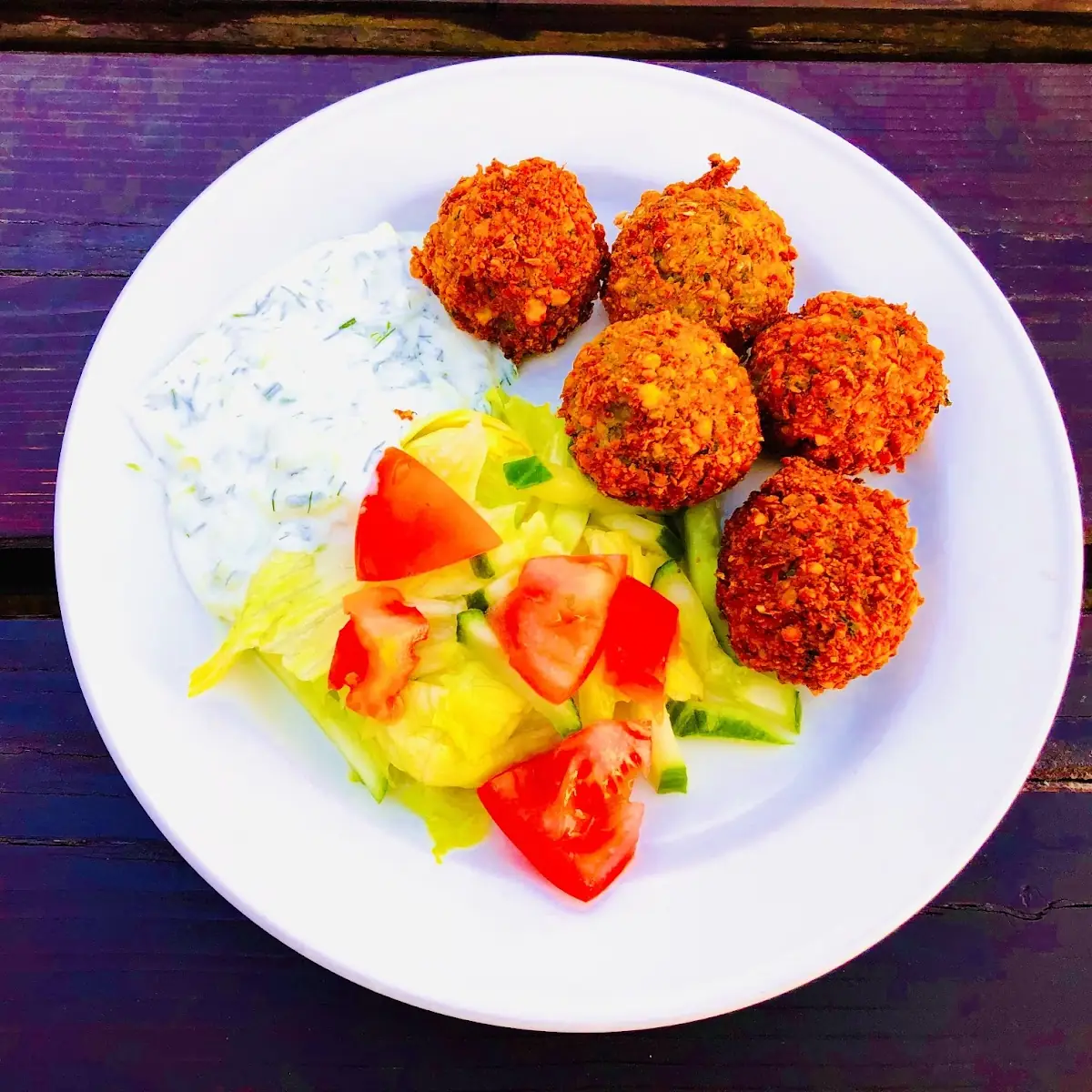 Falafel Teller Vegetarisch