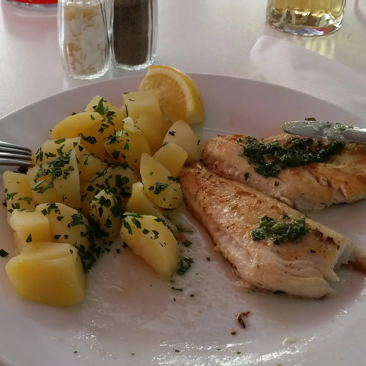 Zander Gegrillt