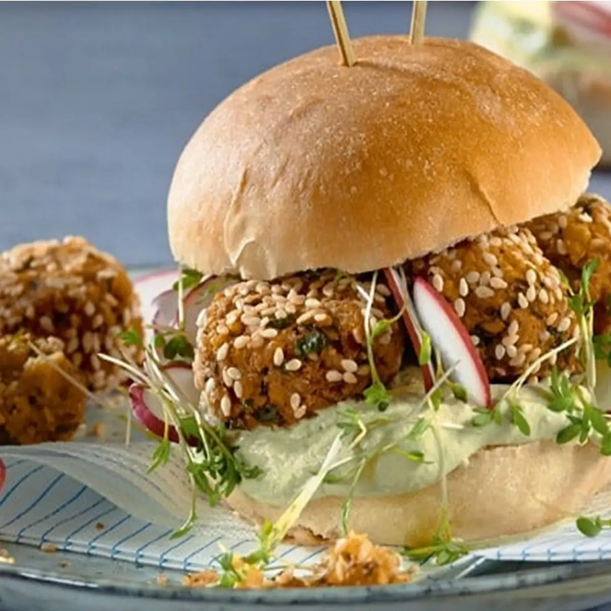 Falafel-burger