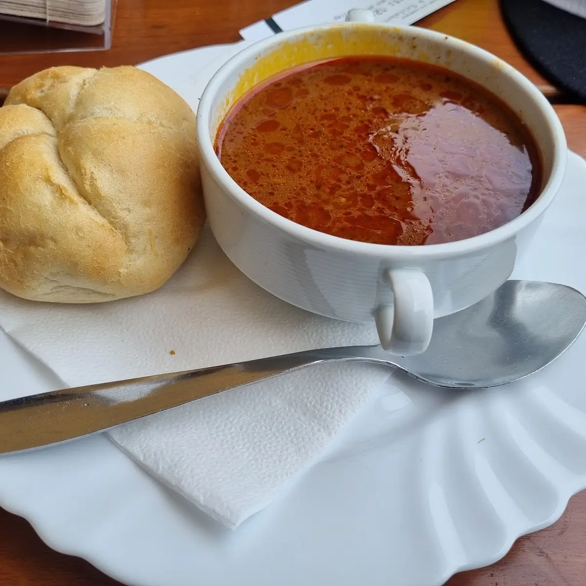 Gulash Beefsoup with Bread