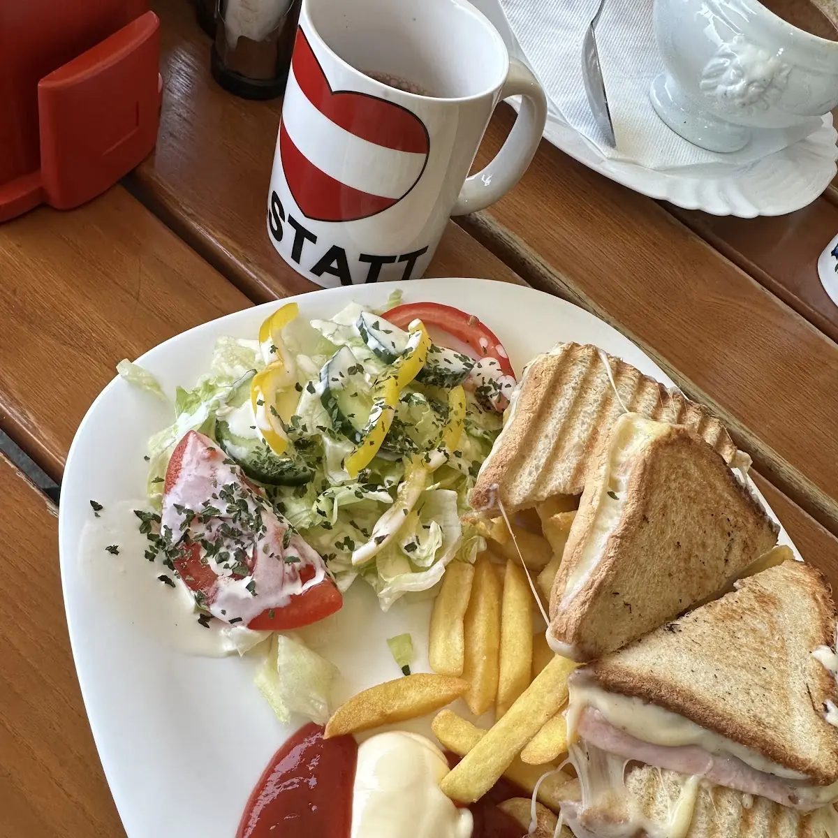 Toast with Fries