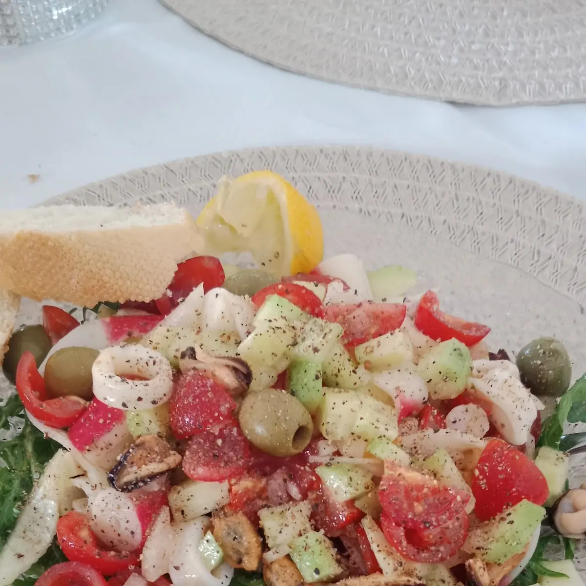 Meeresfrüchte Salat