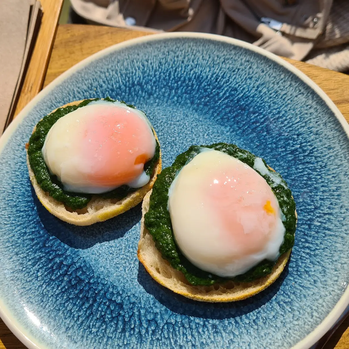 Poschierte Eier