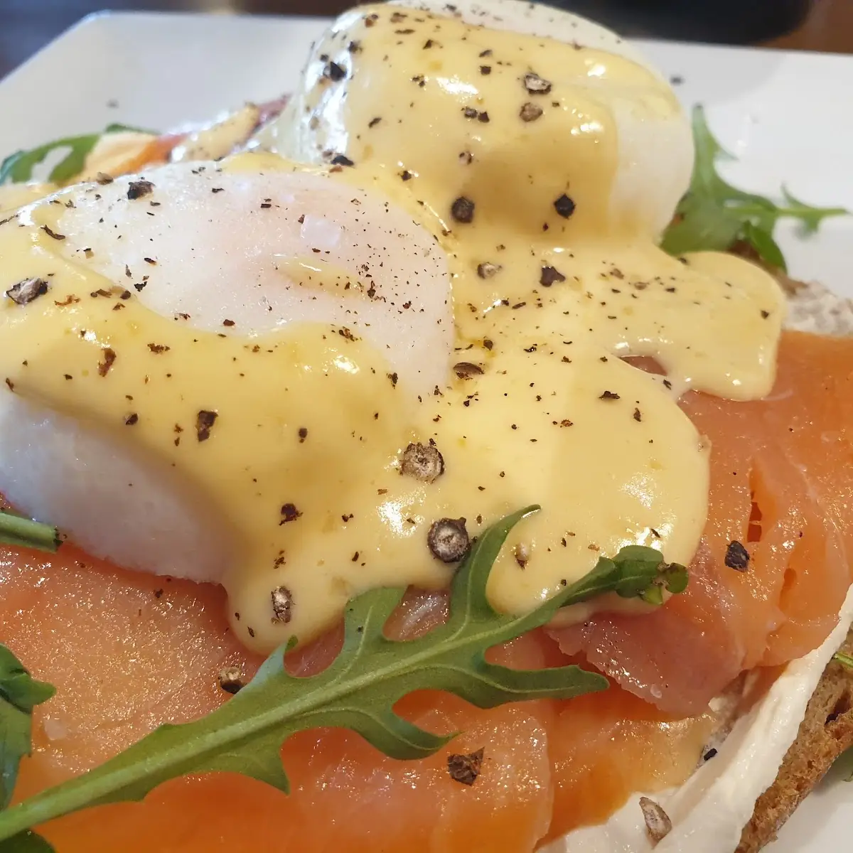 Poached Eggs Salmon