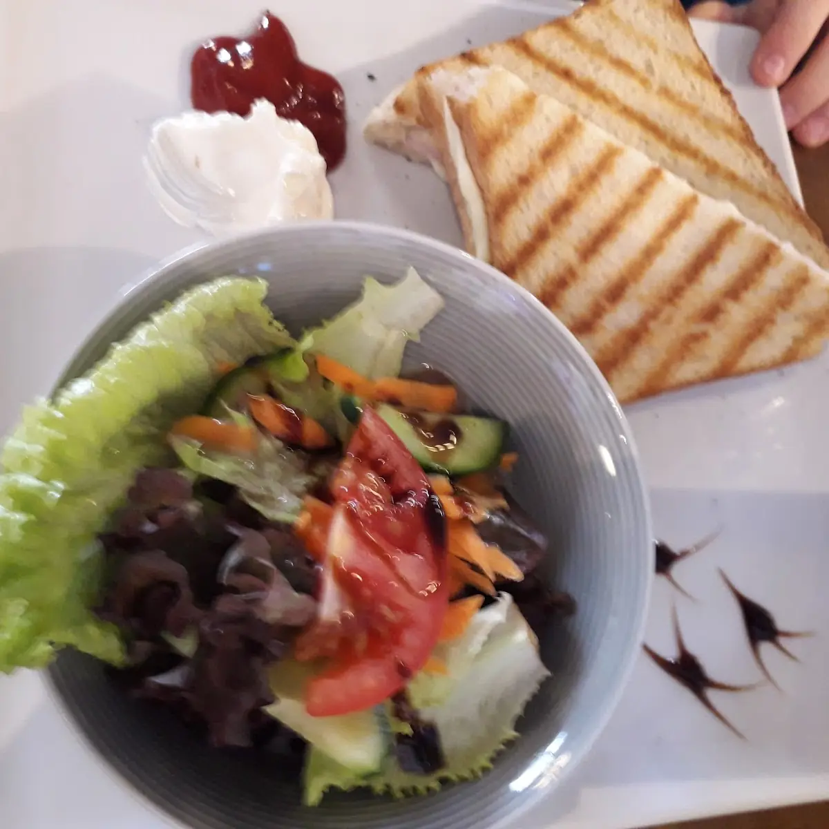 Toast Mit Schinken Und Käse